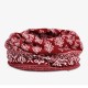 Womens Summer Ethnic Printting Beanie Hats Scarf Cotton Double Use Turban Caps