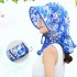 Womens Summer Outdoor Gardening Sunshade Flower Hats Sun Hat Anti-UV Wide Brim Visor Cap