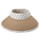 Womens Summer Stripe Bowknot Beach Cap Outdoor Sun Protection Wide Brimmed Hat