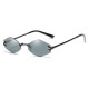 Womens Universal UV Resistence Hexagon Frameless Sunglasses Non-Polarized Eyewear