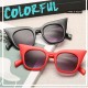 Womens Vintage Cat Eye UV400 Round Frame Sunglasses Summer Outdoor Glasses Eyewear