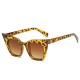 Womens Vintage Cat Eye UV400 Round Frame Sunglasses Summer Outdoor Glasses Eyewear