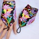 Womens Vintage Ethnic Style Embroidery Flower Triangle Glove