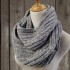 Women's Vintage Thick Scarves & Shawl Buttoned Crochet Wrap Pattern