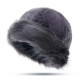 Women's Warm Thickened Artificial Fox Fur Fashion Vintage Hat