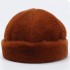 Women's Winter Soft Warm Fur Hat Adjustable Buckled Brimless Hats