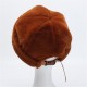 Women's Winter Soft Warm Fur Hat Adjustable Buckled Brimless Hats