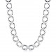 YUEYIN Elegant Diamond Simple Round Clavicle Necklaces For Women
