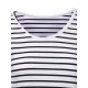 Fashion Women Stripe Short Sleeve T-shirt Dress