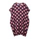 Loose Polka Dot Batwing Sleeve Pockets Bud Dress