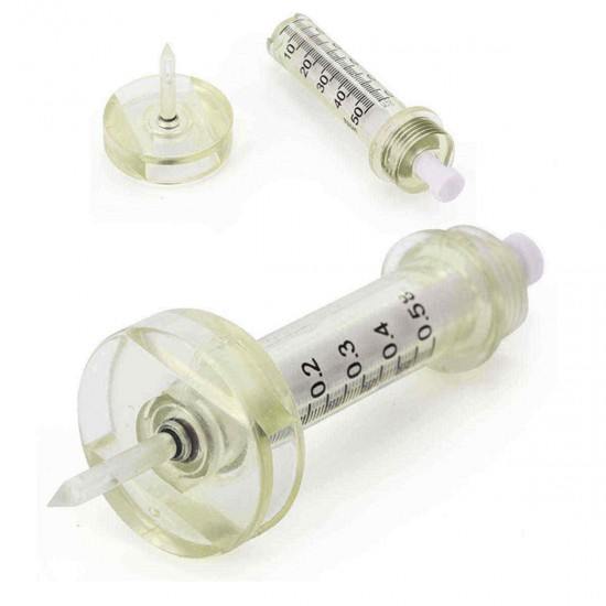 0.5ml Hyaluronic Acid Pen Anti Wrinkle Hyaluronic G un Lip Lifting Injection Pen High Pressure Beauty Tool Ampoule Head Water Syringe