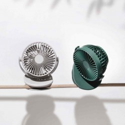 XIAOMI SOLOVE Clip-on Fan 360 Degree Rotating Mini 3 Speed Handheld USB Electric Fan For Student Dormitory Office Home