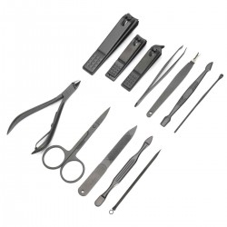 Y.F.M® 12Pcs Nail Clipper Tools Cutter Manicure Pedicure Beauty Set Grooming Trimming Kit