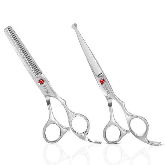 Y.F.M® 4Cr 6' Stainless Steel Hair Scissors Thinning Cutting Barber Shears Hairdressing Hair Styling Tools