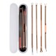 Y.F.M® 4pcs Acne Blackhead Remover Needles Set Rose Gold Double Head Pimples Multipurpose Cleansing Tool