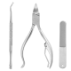 Y.F.M® 4pcs Ingrown Toenails Nipper Clipper File Lifter Cutter Kit Paronychia Corrector Thick Nails