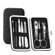 Y.F.M® 8pcs Stainless Steel Nail Care Clipper Pedicure Scissor Eyebrow Tweezer Manicure Set Kit