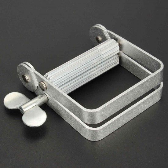 Y.F.M® Aluminum Tube Toothpaste Squeezer Hair Salon Tools Dye Paint Barber Wringer Bathroom Silver