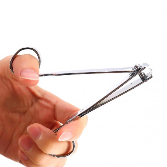 Y.F.M® Carbon Steel Nail Clipper Cutter Cleaner Fingernail Toenail Portable Manicure Pedicure Tools