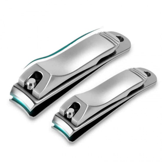 Y.F.M® Stainless Steel Nail Clipper Fingernail Cutter Anti Splash Manicure Tool with Nail File