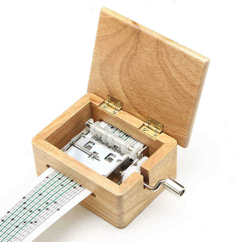 15-Tone-DIY-Hand-cranked-Music-Box-Wooden-Box-With-Hole-Puncher-And-Paper-Tapes-1040359