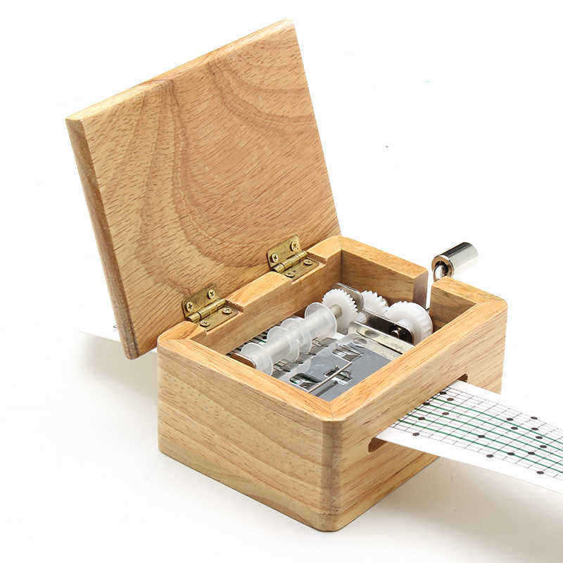 15-Tone-DIY-Hand-cranked-Music-Box-Wooden-Box-With-Hole-Puncher-And-Paper-Tapes-1040359