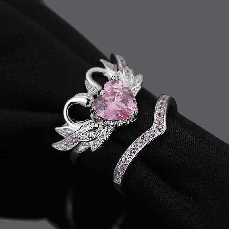 2-Pcsset-Sweet-Swan-Heart-Zirconia-Engagement-Wedding-Ring-Unique-Gift-for-Women-Girls-1314030