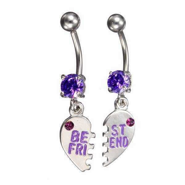 2pcs-Crystal-Best-Friend-Navel-Belly-Button-Rings-Piercing-Jewelry-974767