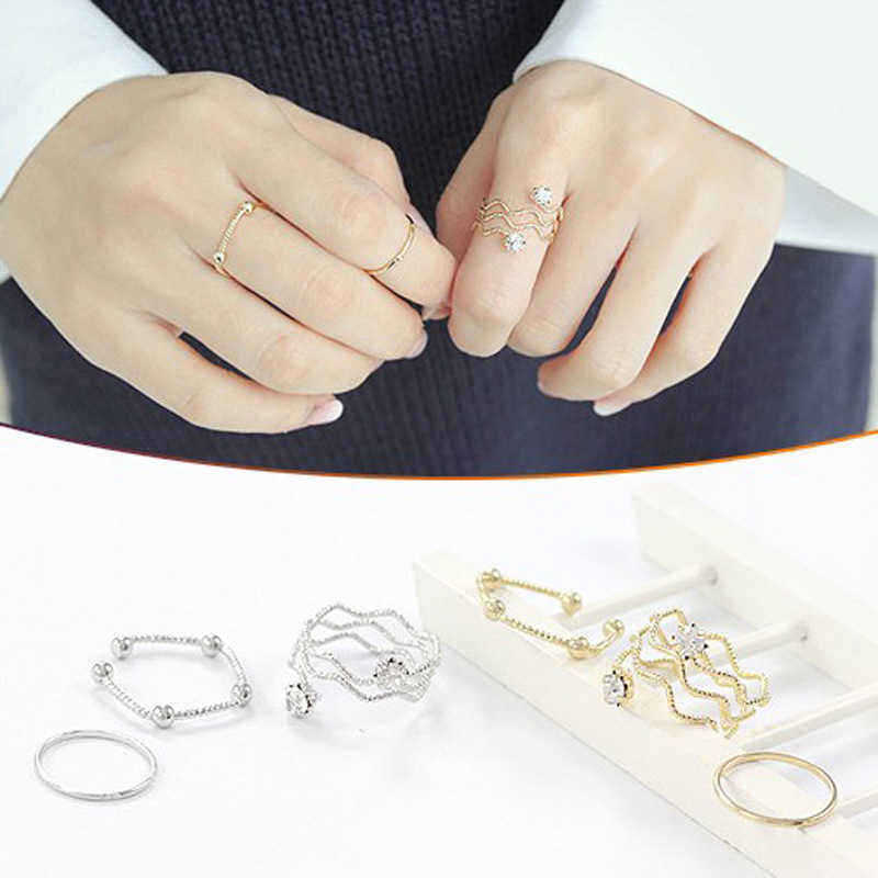 3pcs-Wave-Crystal-Alloy-Finger-Rings-Jewelry-Silver-Gold-1057215