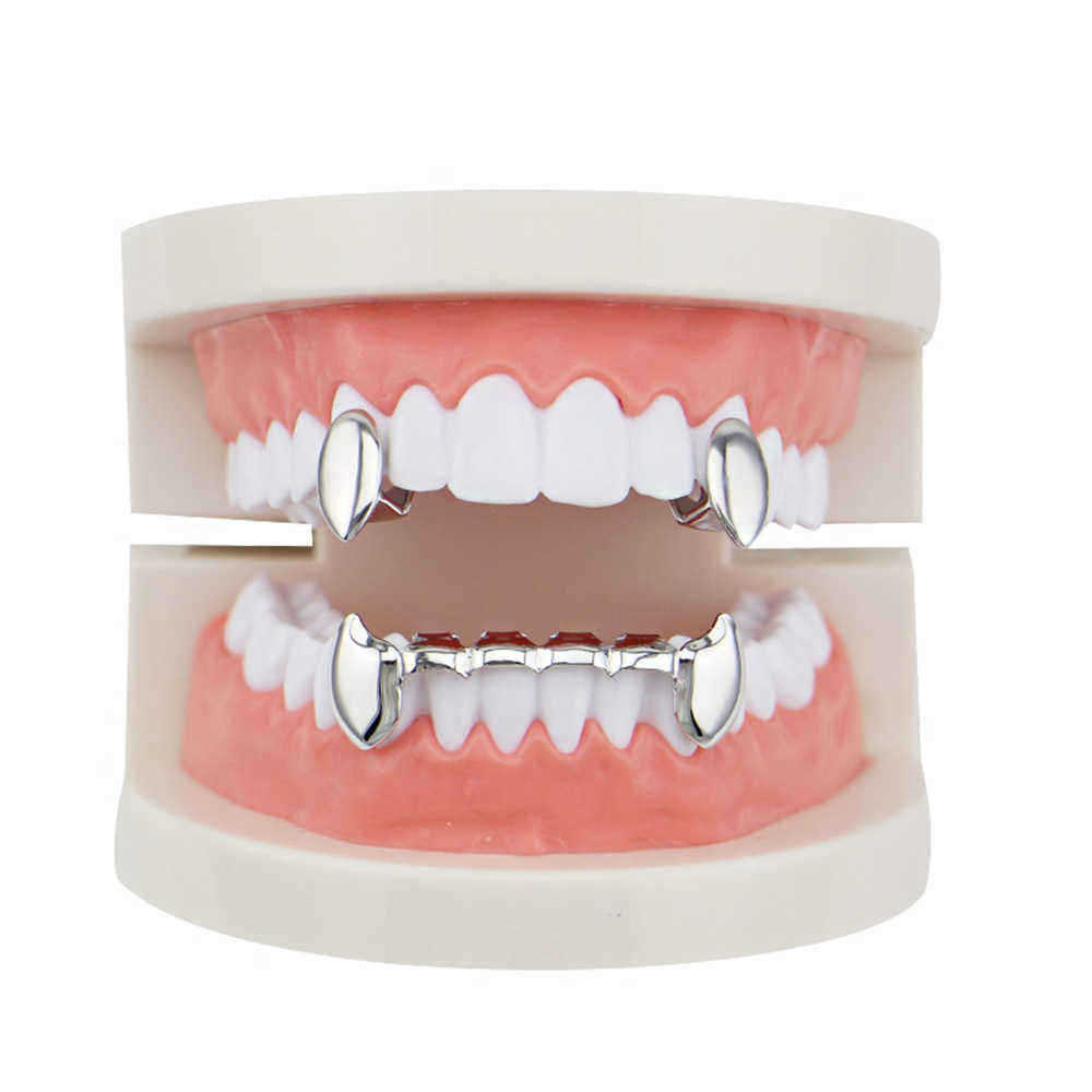 4-Colors-Vintage-Vampire-Denture-Set-Metal-Geometric-Braces-Canine-Grillz-Teeth-Jewelry-1548586