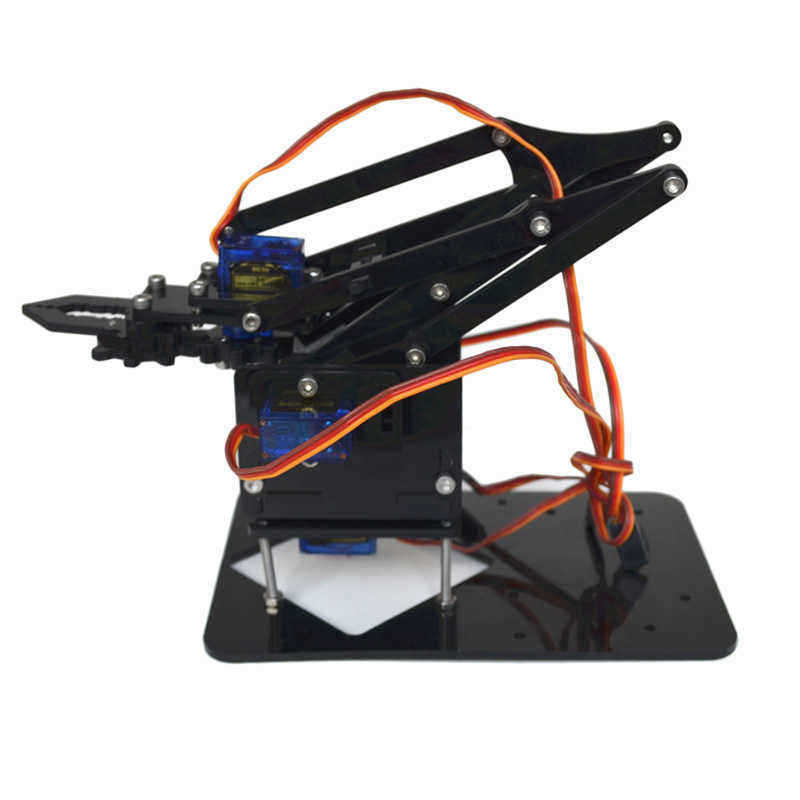4DOF-Assembling-Acrylic-Mechine-Robot-Arm-with-SG90-Plastic-Gear-Servo-For-Robot-DIY-1185185