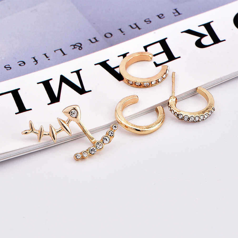 4Pcs-Geometric-Gold-Earring-Set-Fish-Bone-Rhinestones-Ear-Stud-Ear-Clip-Earrings-for-Women-1313440