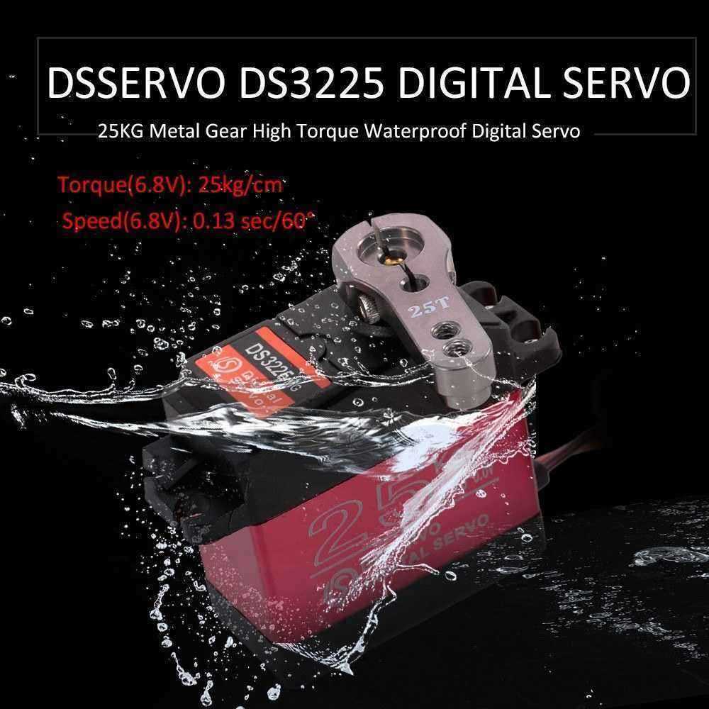 4pcs-DSSERVO-DS3225-25KG-180-Degree-Metal-Gear-High-Torque-Waterproof-Digital-Servo-For-RC-Airplane--1426999