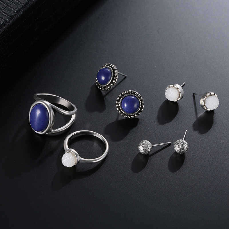 5-Pcs-of-Gold-Silver-Plated-Gem-Rings-Crystal-Earrings-Jewelry-Set-1147519