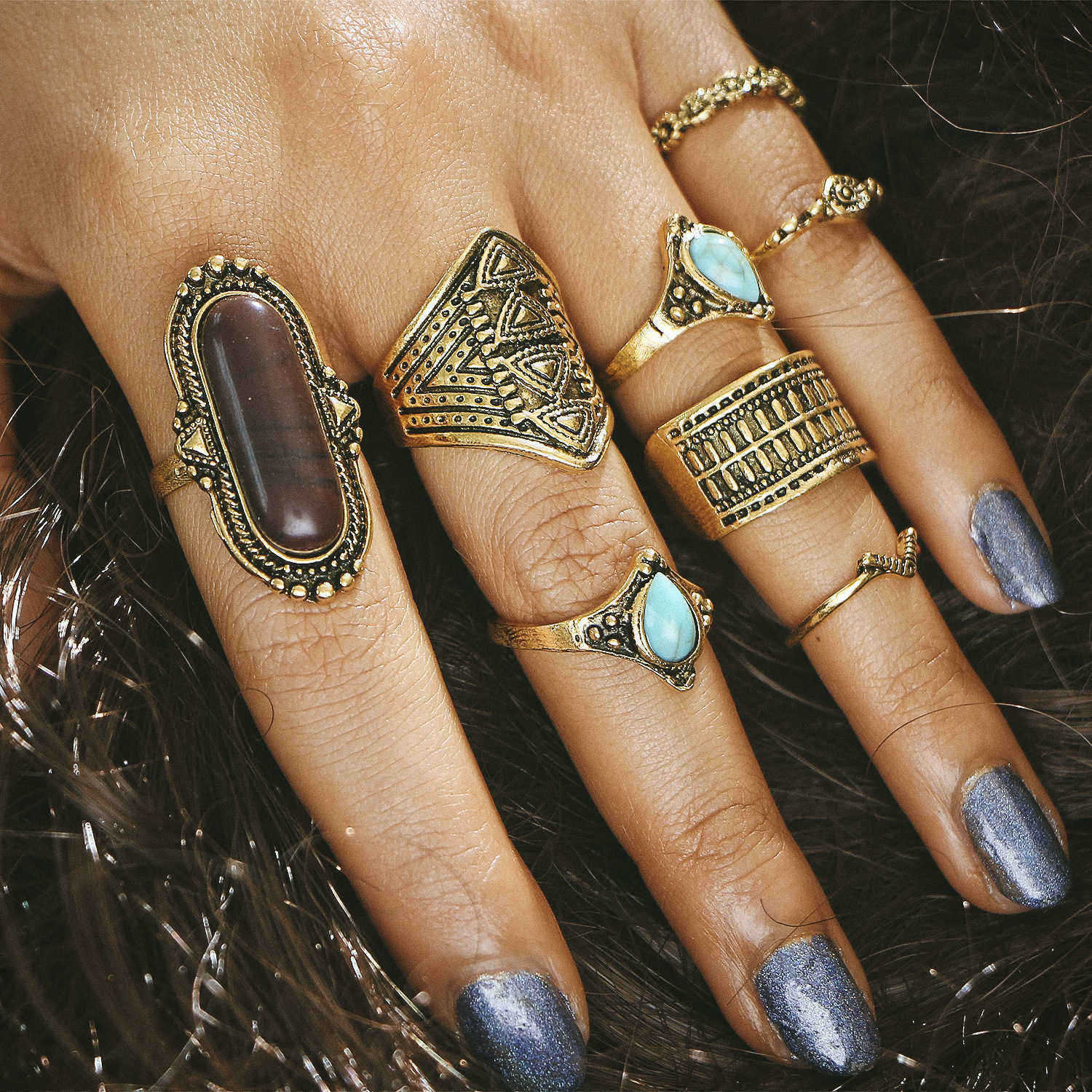 8-Pcs-Bohemian-Silver-Color-Ring-Set-Turquoise-Gem-Knuckle-Rings-Gift-for-Women-1246965