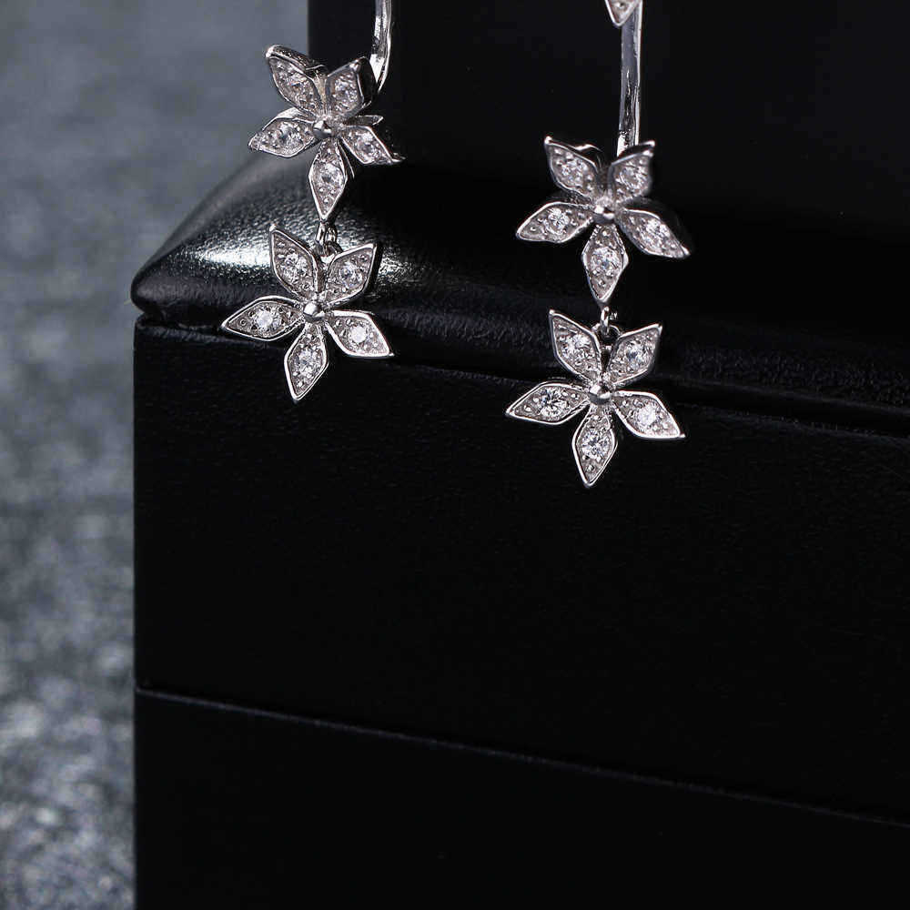 925-Sterling-Silver-Flower-Earrings-Dazzling-Zirconia-Rose-Gold-Ear-Drop-for-Women-1283193