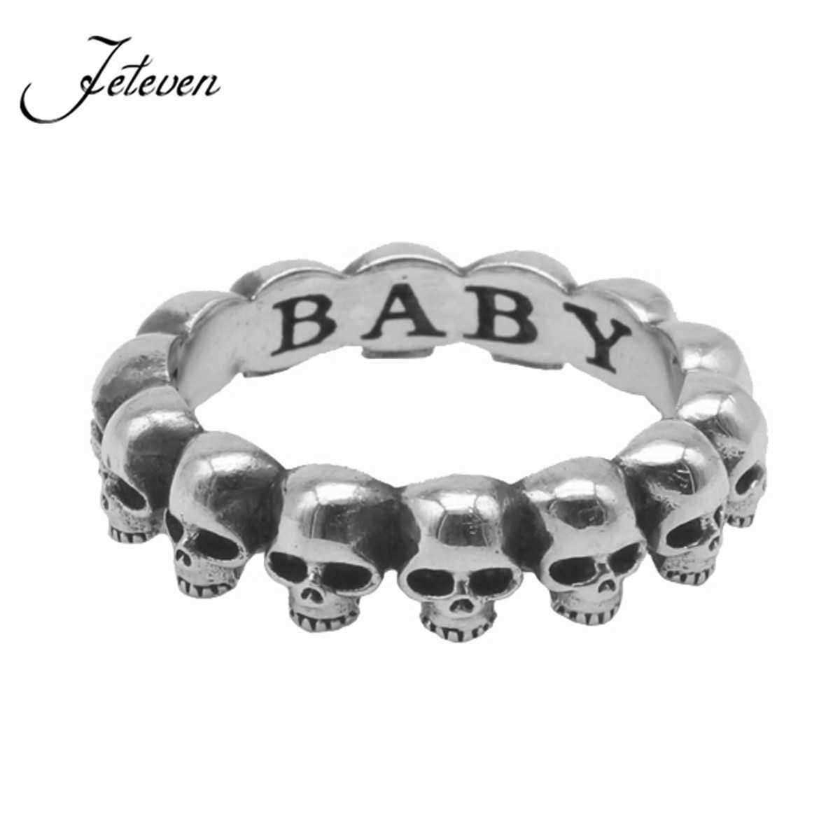 925-Sterling-Silver-Gothic-Skull-Skeleton-Band-Finger-Ring-Biker-Punk-Men-Women-Jewelry-Gift-1386794