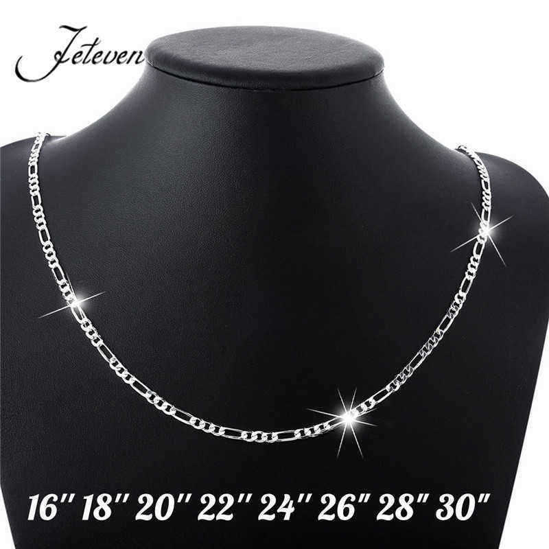 925-Sterling-Silver-Stamp-Figaro-Chain-Necklace-16-18-20-22-24-26-28-30-Inch-1361323