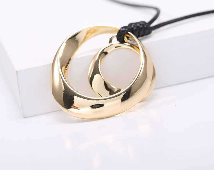 Alloy-Necklace-Double-Circle-Personality-Simple-Fashion-Pendant-for-Women-1267410