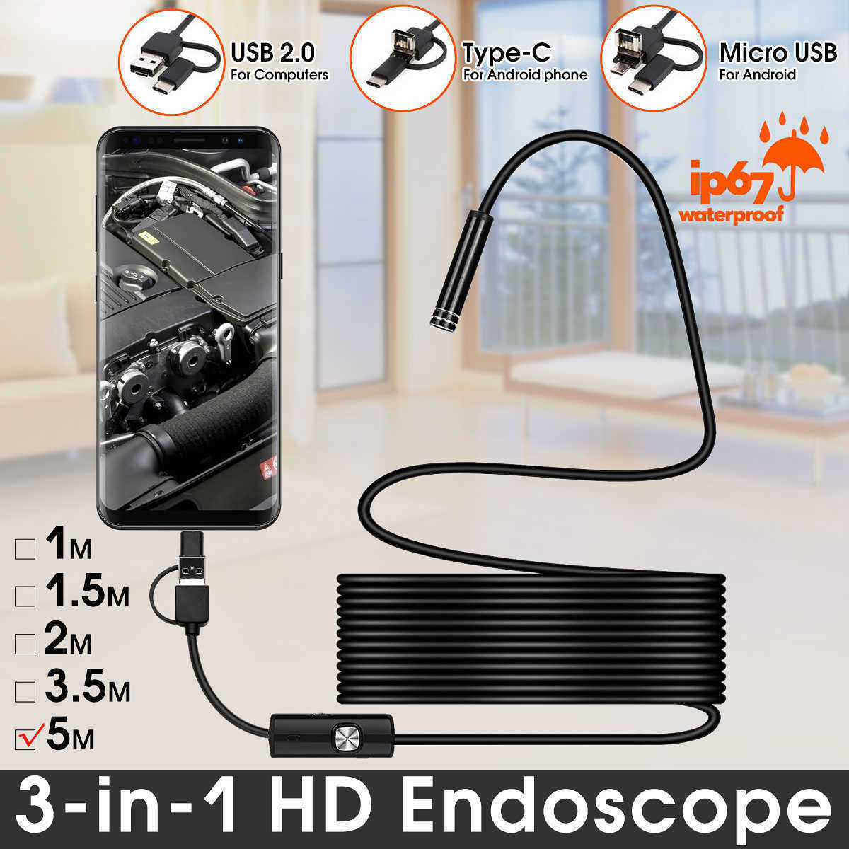 Bakeey-3-in-1-7mm-6Led-Type-C-Micro-USB-Endoscope-Inspection-Camera-Soft-Cable-for-Android-PC-1193589
