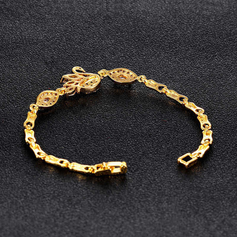 Beautiful-Diamond-Studded-Zircon-Plated--Female-Bracelet-18K-gold-1546010