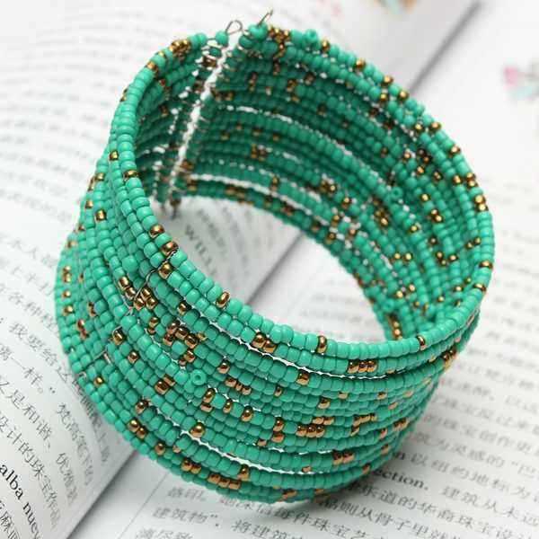 Bohemia-Handmade-Multilayer-Circle-Charm-Beads-Bracelet-Bangle-965887