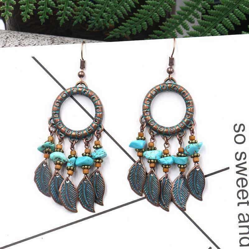 Bohemian-Blue-Stone-Multi-layer-Leaf-Ear-Drop-Earrings-Tassels-Women-Earring-1382289