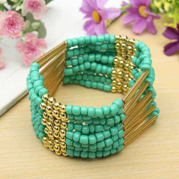 Bohemian-Retro-Colorful-Multilayer-Beaded-Bracelet-Bangle-For-Women-981690