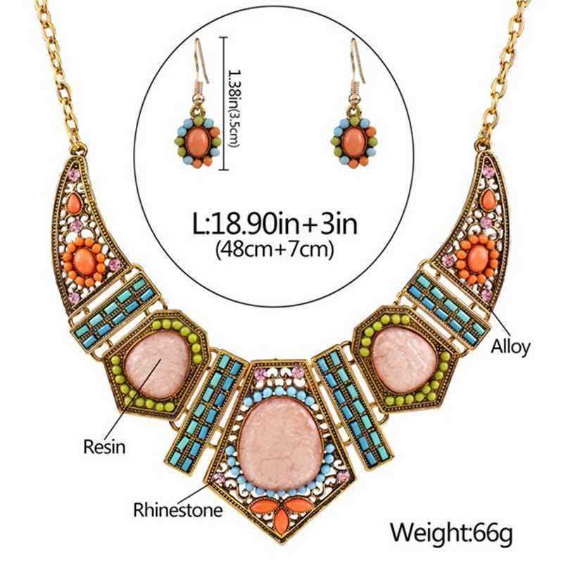 Bohemian-Rhinestone-Bib-Necklace-Multicolor-Flower-Earrings-Geometric-Beads-for-Women-1221487