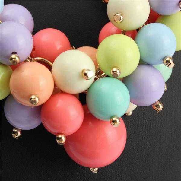 Candy-Color-Multilayer-Beads-Choker-Statement-Pendant-Necklace-986251