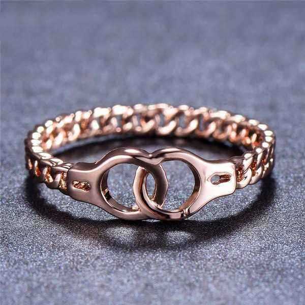 Creative-Handcuffs-Linkded-Rose-Gold-Finger-Ring-Simple-Womens-Rings-Casual-Clothing-Accessories-1317999