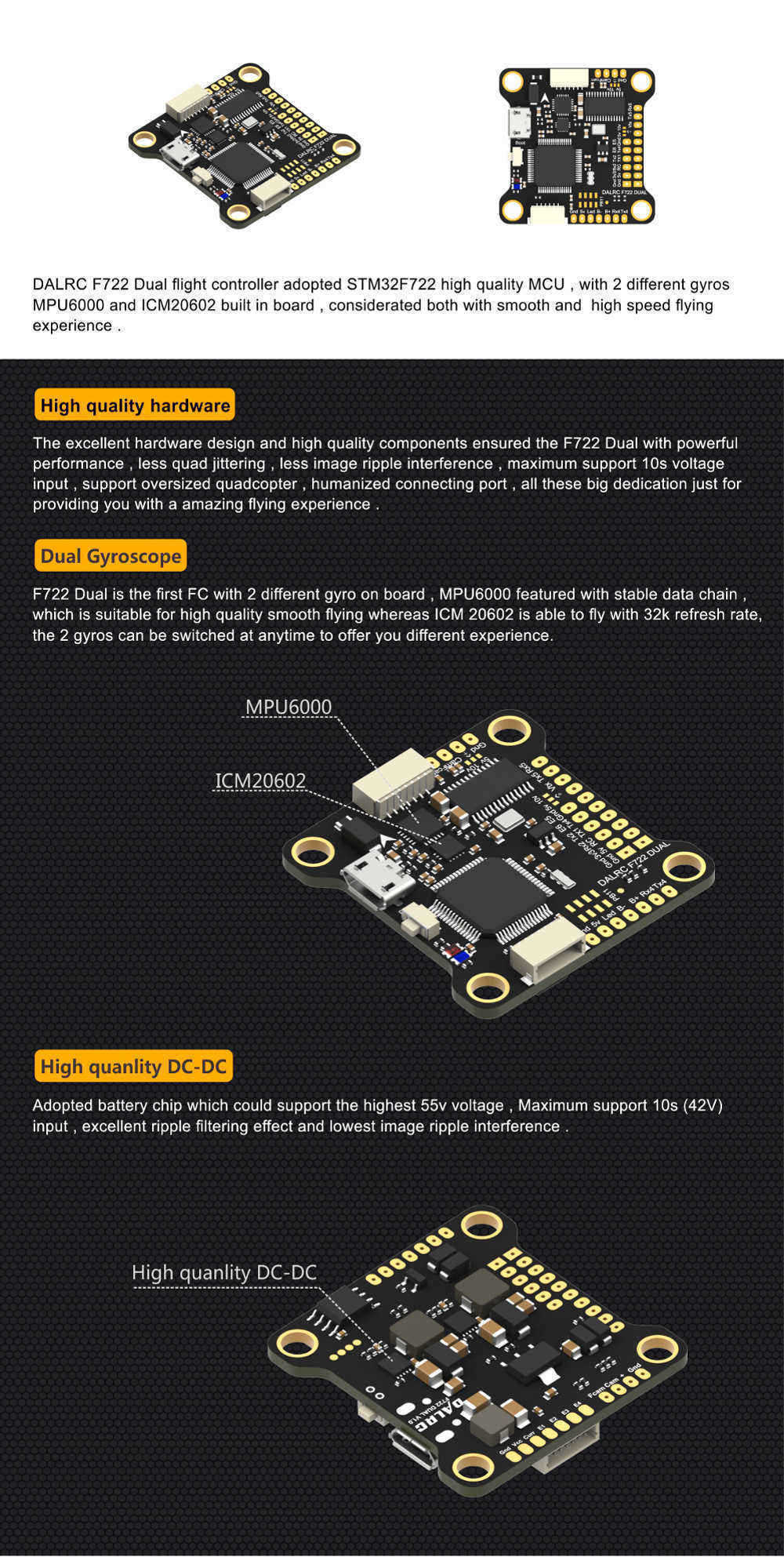 DALRC-F722-DUAL-STM32F722RGT6-F7-Flight-Controller-MPU6000-and-ICM20602-Built-in-OSD-for-RC-Drone-1346923