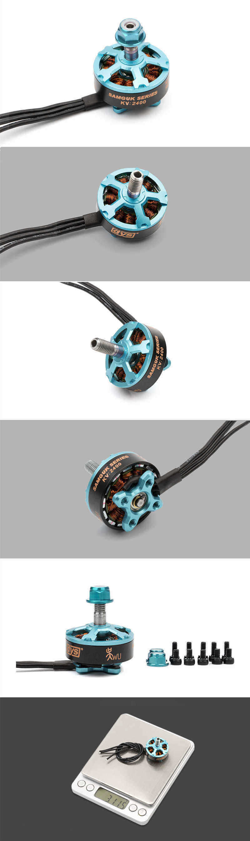 DYS-Samguk-Series-Wu-2206-2400KV-2700KV-3-4S-Brushless-Motor-CW-for-RC-Drone-FPV-Racing-1226069