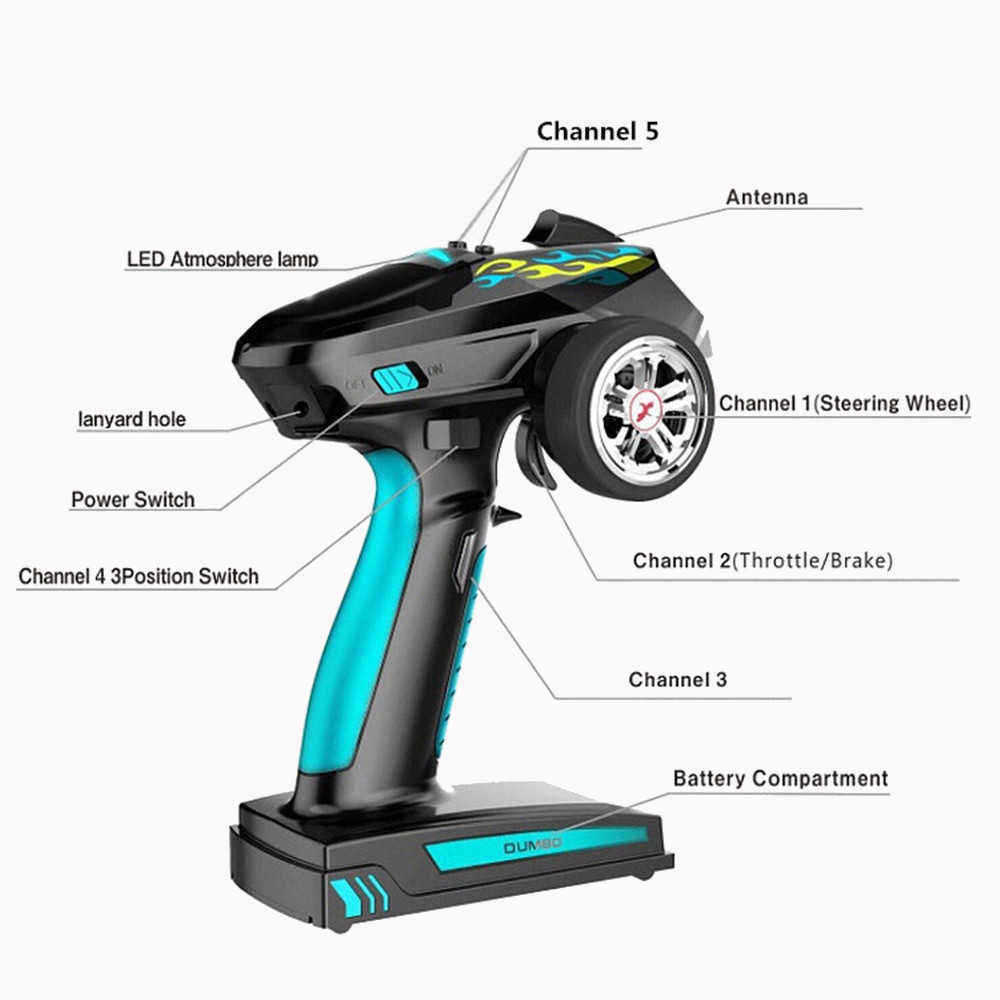 DumboRC-X5-24G-5CH-Transmitter-with-X6F-Receiver-for-JJRC-Q65-MN-90-RC-Vehicles-Boat-Tank-Models-1546290